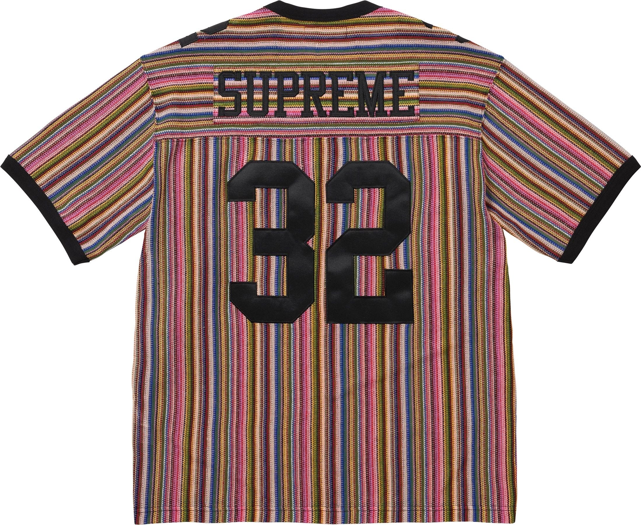 Open Knit Football Top view 3